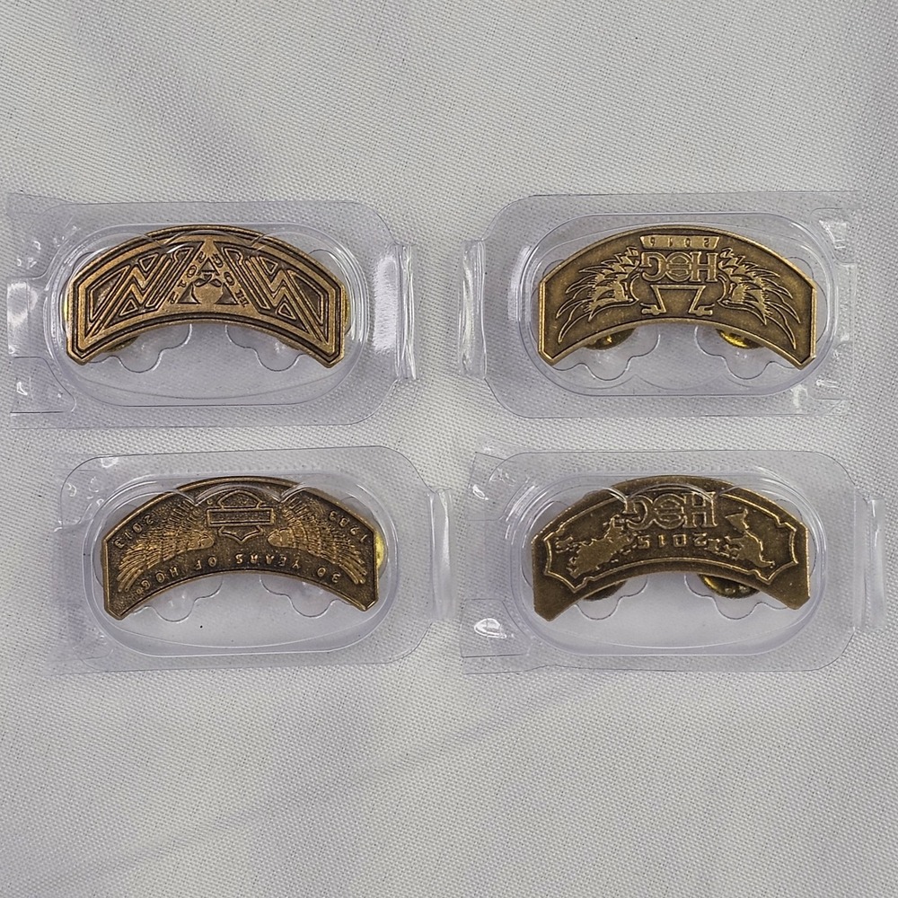 Lot Of 4 Harley Davidson Hoge Pins - Picture 4 of 4